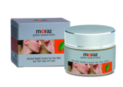 Ночной натуральный крем для сухой кожи лица Moraz Herbal Night Cream